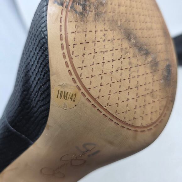 Jessica Simpson Black Platform High Heels Pumps Womens Size 10 - Picture 10 of 10